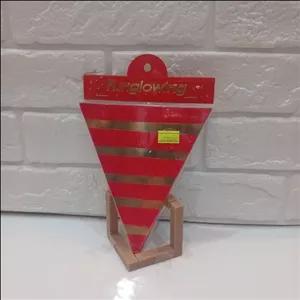 لوازم جشن و تولد، ریسه های کاغذی مثلثی طلاکوب