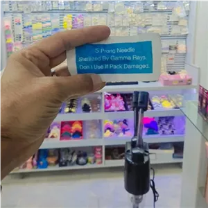 سوزن 5 سر گرد هاشور  ابرو یا کارتریژ پیچی تاتو میکروپیگمنتیشن بلیدینگ فیبرز تتو tatoo Cartridge 