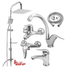 ست شیرالات شیرآلات مدل اقتصادی لوکس مجموعه 6 عددی (پسکرایه)