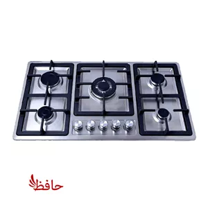 اجاق گاز صفحه ای استیل پنج شعله مدل بوش (پسکرایه)
