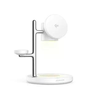 شارژر وایرلس 4 کاره جویروم JOYROOM JR-W23 Qi2 Wireless Charger