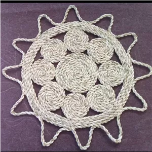 فرشینه حصیری گرد 