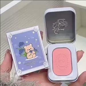 رژگونه پودری جعبه فلزی اورجینال herorange