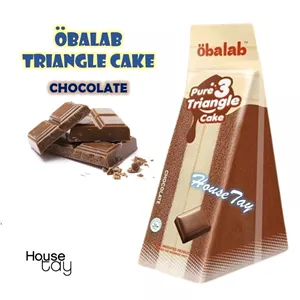 چیز کیک ژاپنی مثلثی شکلاتی