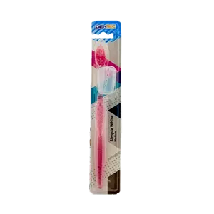 مسواک دن تک مدل simple white با برس متوسط 