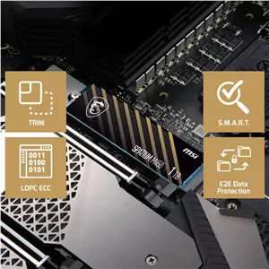 اس اس دی اینترنال PCIe Gen4 x4 ام اس آی مدل SPATIUM M450 ظرفیت 1 ترابایت M7K