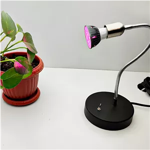 چراغ رشد گیاه 3 وات مدل رومیزی فلزی طرح فول اسپکتروم کد WH369 پایه GU5.3