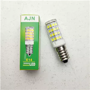 لامپ یخچال و فریزر 5 وات ای جی ان مدل 220v پایه E14 بسته 3 عددی
