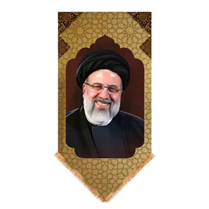 کتیبه آویزی سردار شهید سلامی کد 18755 سایز 70X35