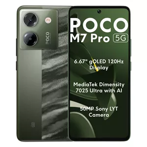 گوشی موبایل شیائومی مدل Poco M7 Pro 5G دو سیم کارت ظرفیت 256 گیگابایت و رم 12 گیگابایت