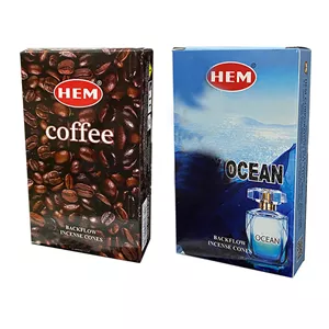 عود هم مدل آبشاری رایحه قهوه و اوشن بسته 2 عددی Xw3