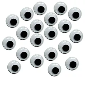 چشم عروسک مدل دایره ای کد MOT-12 بسته 20 عددی D99