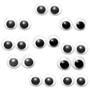 چشم عروسک مدل دایره ای کد CIR20 بسته 20 عددی D99