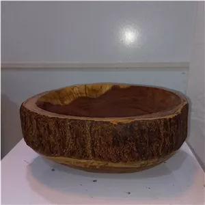 کاسه چوبی روستیک چوب توت