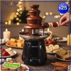دستگاه آبشار شکلات برقی چهارطبقه سوکانی مدل07069