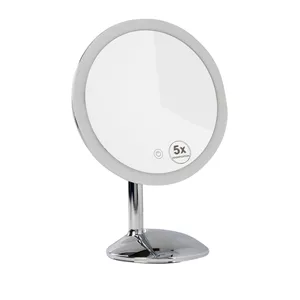 آینه و رینگ لایت آرایشی رومیزی Tusheng-5x T21-7