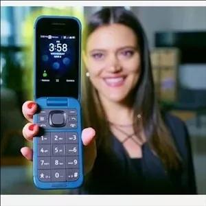 گوشی تاشو نوکیا مدل 2660Z Flip اورجینال- ویتنام اصل  Nokia 2660 Flip Dual SIM ریجستر 2000 مخاطب.مموری خور گارانتی 18 ماه
