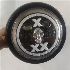 چراغ 7اینچی طرح اسکلتی زه فلزی  