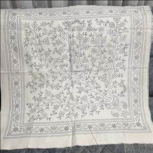 پته خام مربع 80سانت طرح درختی 