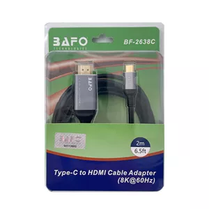 کابل تبدیل USB-C به HDMI بافو مدل BF-2638C طول 2 متر MZ7