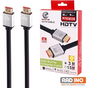 کابل HDMI ایکس پی پروداکت مدل 4K طول 3 متر ZUA