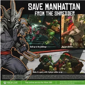بازی TMNT Teenage Mutant Ninja Turtles Mutants in Manhattan مخصوص xbox 360 ZUA