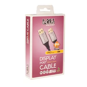 کابل DisplayPort 2.1 کی نت پلاس مدل KP-CDP2118 طول 1.8 متر MZ7