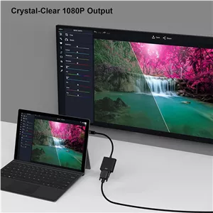 مبدل Mini Display Port به VGA تی سی تراست مدل TC-MDP2V MZ7