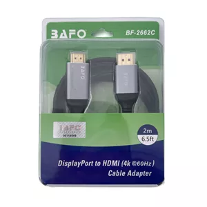 کابل تبدیل DISPLAY به HDMI بافو مدل BF-2662C طول 2 متر MZ7