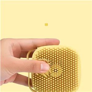 Silicone Body Wash Brush 486 with Gel Dispenser and Massage