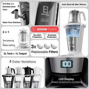 چای ساز روی هم فلر مدل TS390 U4E