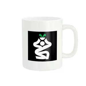 ماگ مدل آدمک و گلدان کد 668
