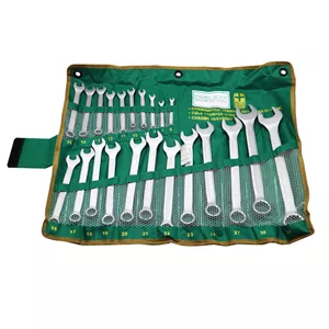 آچار یکسر تخت و یکسر رینگی نولان مدل YP-6-32MM مجموعه 22 عددی