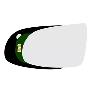 شیشه آینه جانبی چپ خودرو کالانیکس مدل SHIS-SHAHINL-10950 مناسب برای شاهین به همراه قاب و چسب گرمکن دار
