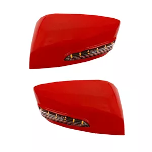 فلاپ آینه چراغدار خودرو کالانیکس مدل FEL-QUKICKRED-10368 مناسب برای کوییک  مجموعه 2 عددی