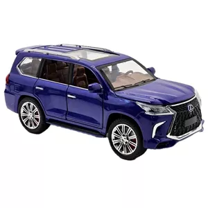 اسباب بازی ماشین فلزی لکسوس دودزا مدل LEXUS LX570 چراغ دار و موزیکال