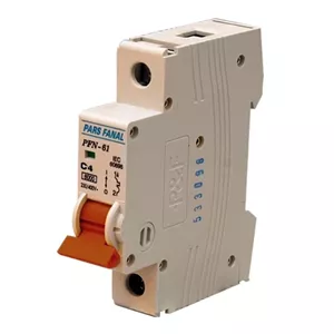 فیوز مینیاتوری تک پل 4 آمپر پارس فانال مدل C4