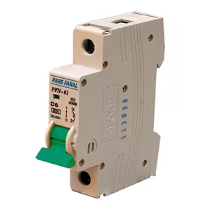 فیوز مینیاتوری تک پل 6 آمپر پارس فانال مدل C6