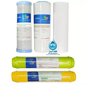 فیلتر 5 مرحله دستگاه تصفیه آب تکومن ویتنام TECOMAN مینرال پست کربن