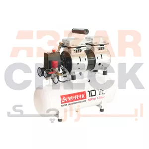 کمپرسور سایلنت 10 لیتری550 واتHSU550- (1728900) محک