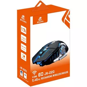 موس بیسیم شارژی گیمینگ Jeqang Jw-220 دانگل و بلوتوث