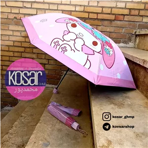 چتر شمعی تاشو کاوردار ملودی استیچ کیتی سینامورول کد ks (پس کرایه)