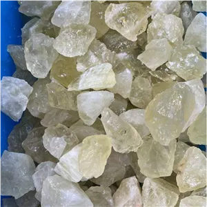 سنگ 100 گرم سنگ راف سیترین معدنی کمرنگ گوهر سنگ سیترین 