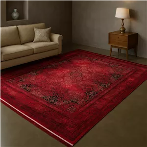 فرش ماشینی 9 متری آراد لاکی 500شانه تاج و تخت (پس کرایه) 