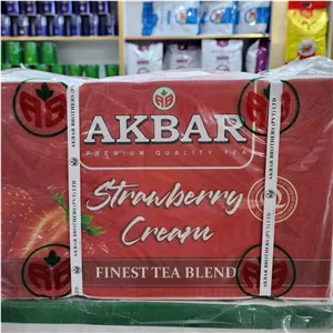 چای توت فرنگی اکبر حجم 5 کیلوگرم