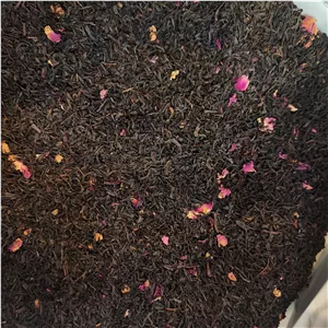 چای توت فرنگی خامه ای اکبر حجم 500 گرم اورجینال فله ای