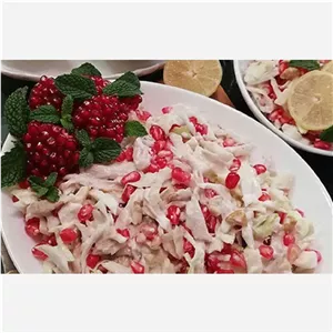 سالاد ترشی کلم و انار خانگی 5نفره