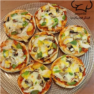مینی پیتزا مرغ