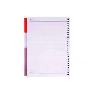 کاغذ کلاسور پاپکو مدل یک خط فارسی کد NB-606-SH T2R مدل 1