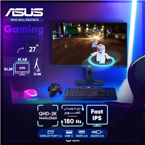 مانیتور گیمینگ 27 اینچ ایسوس مدل ROG Strix XG27ACS